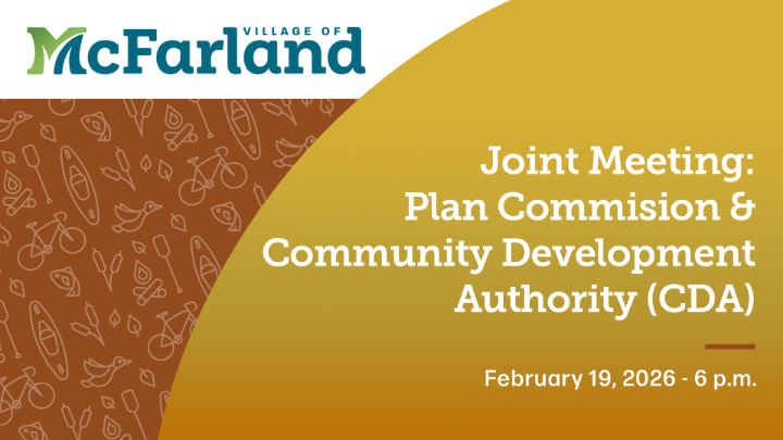 Thumbnail image for Joint Plan Commission/Community Development Authority 2/19/26