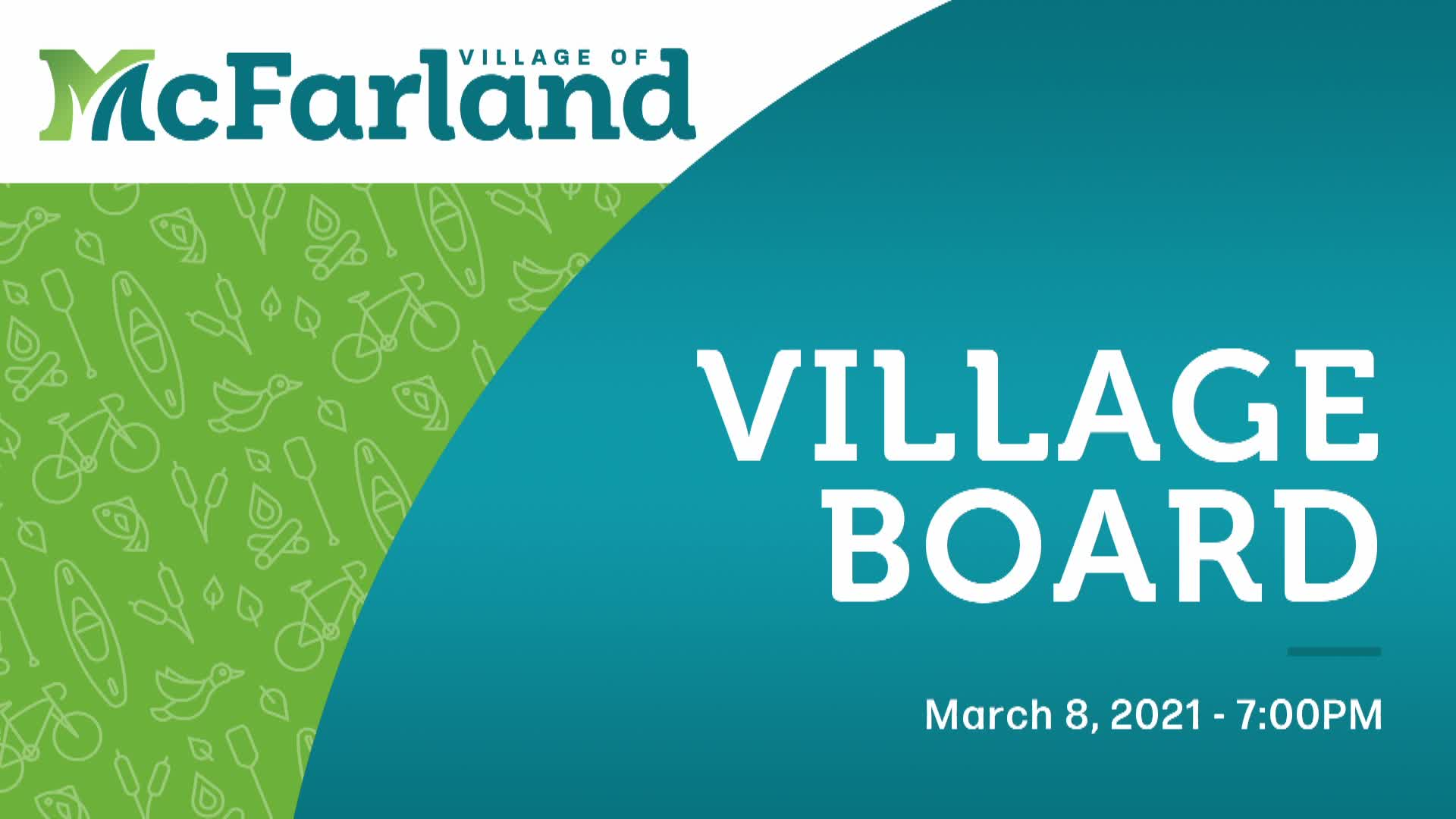 Village Board 3/8/21