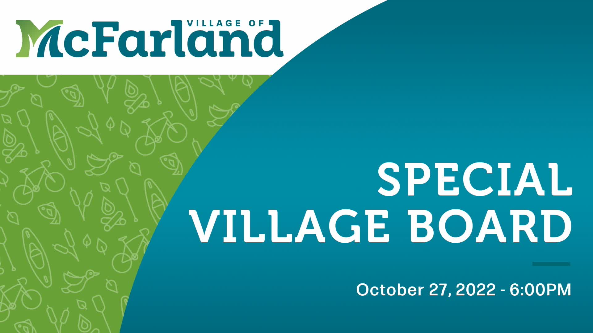 Special Village Board 10/27/22