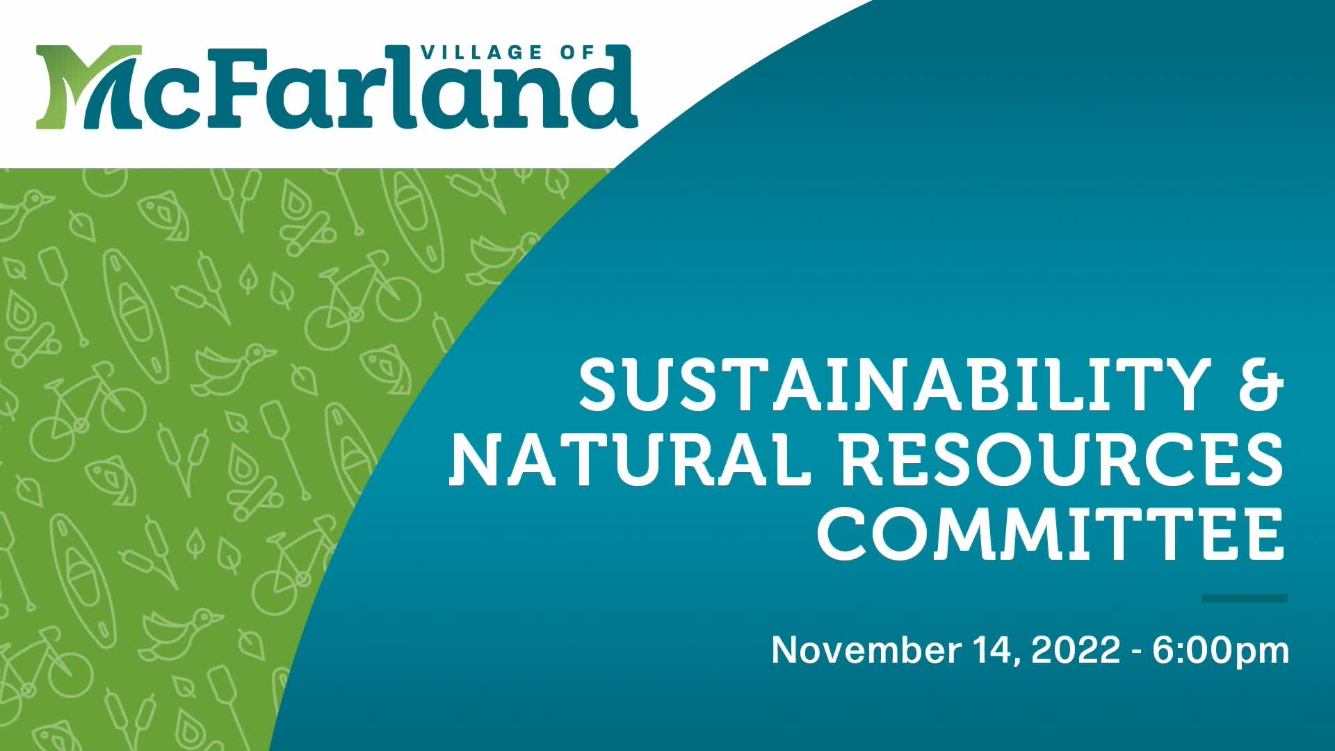Sustainability & Natural Resources Committee 11/14/22