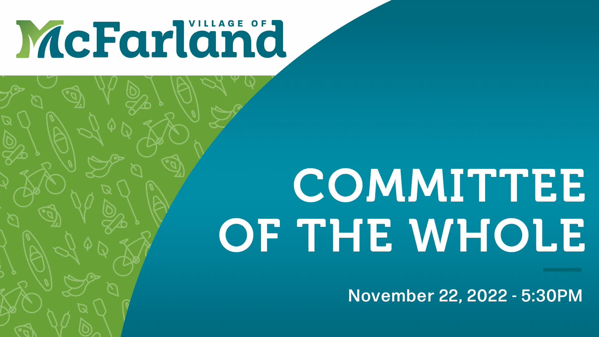 Committee of the Whole 11/22/22