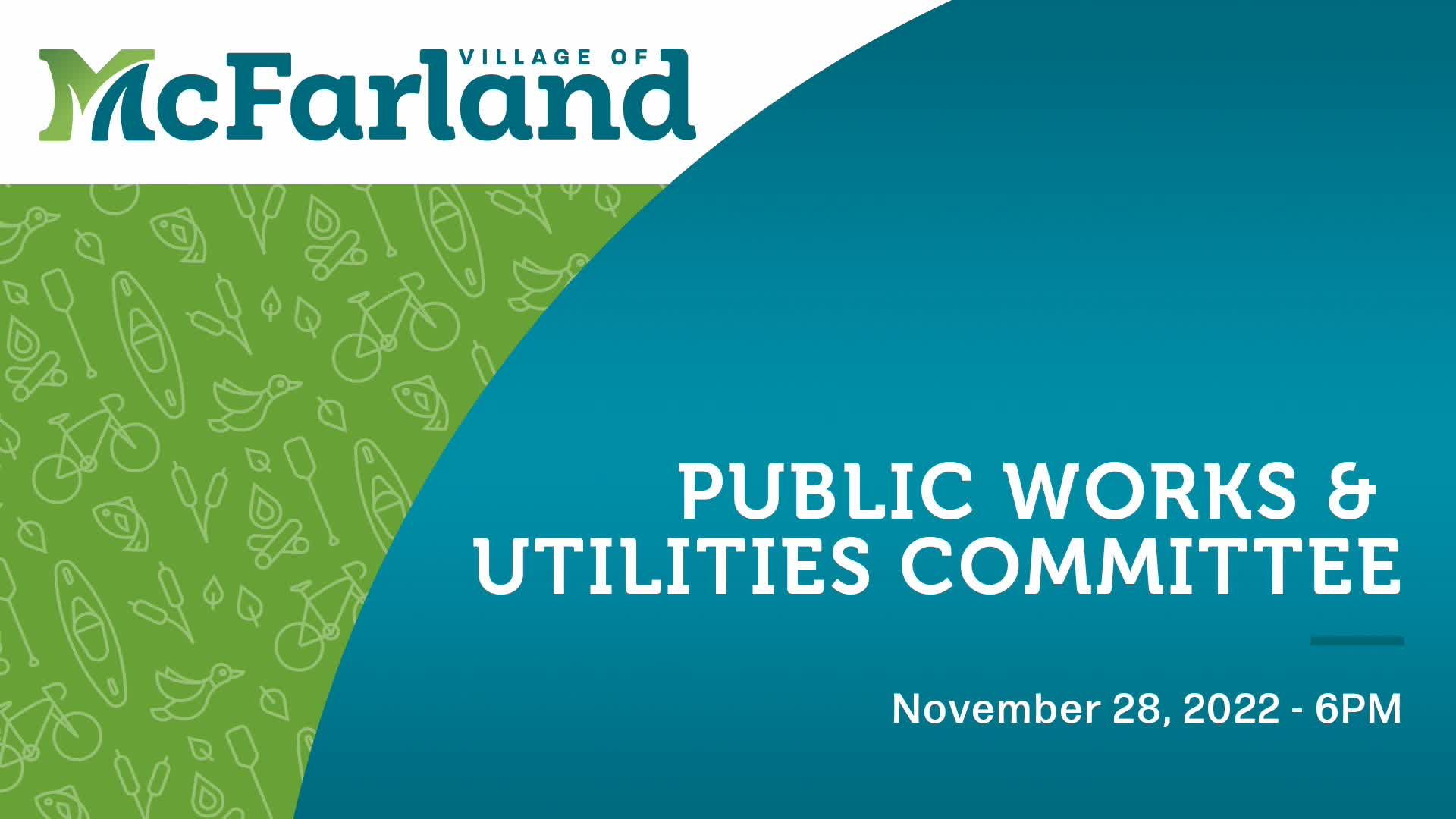 Public Works and Utilities 11/28/22